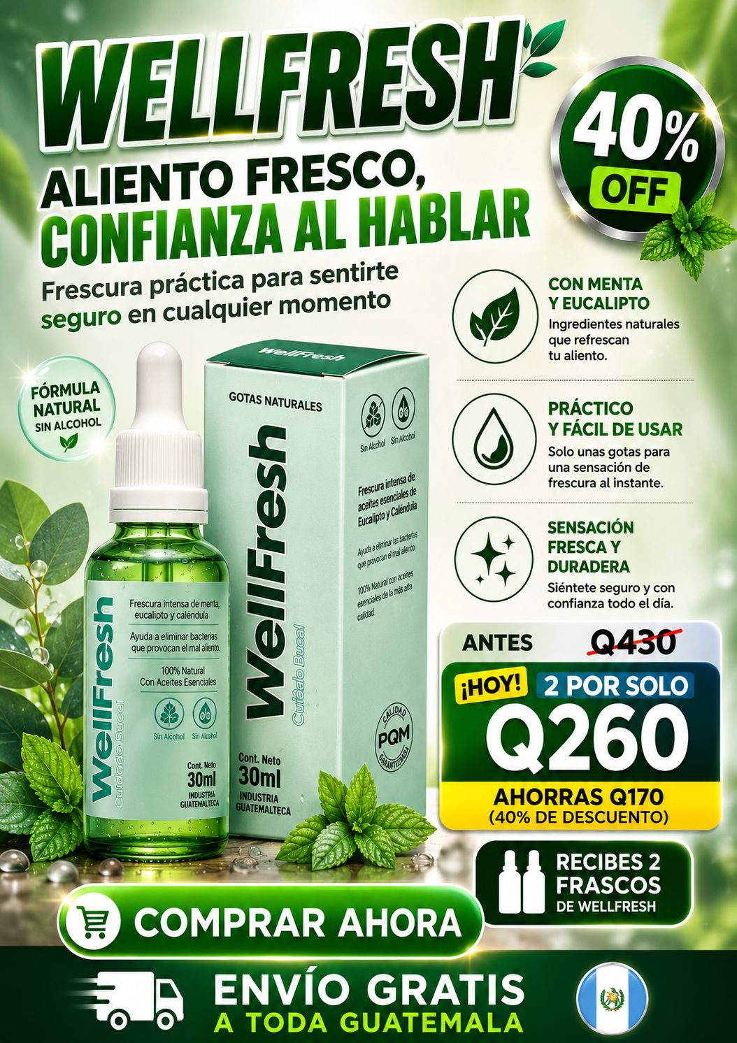 Wellfresh Spray Bucal