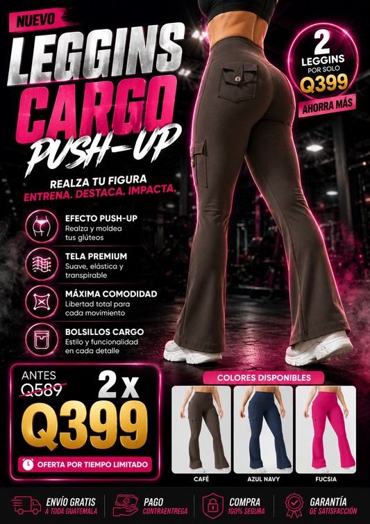 Leggins Cargo Push Up