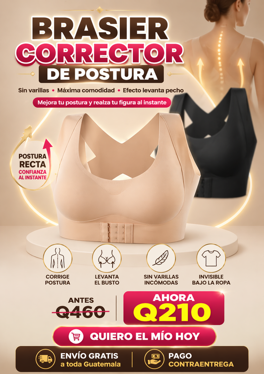 Brasier corrector de postura - Sin Varillas - Levanta Pecho