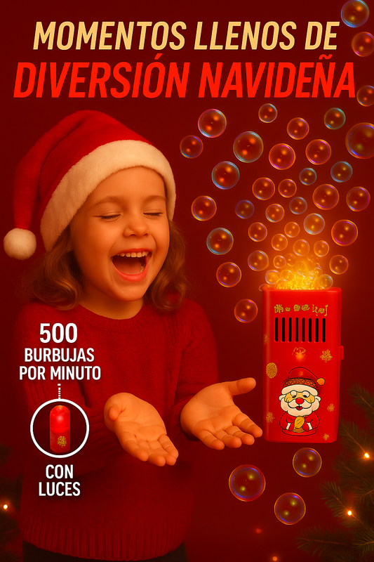 Lanza Burbujas Navideñas