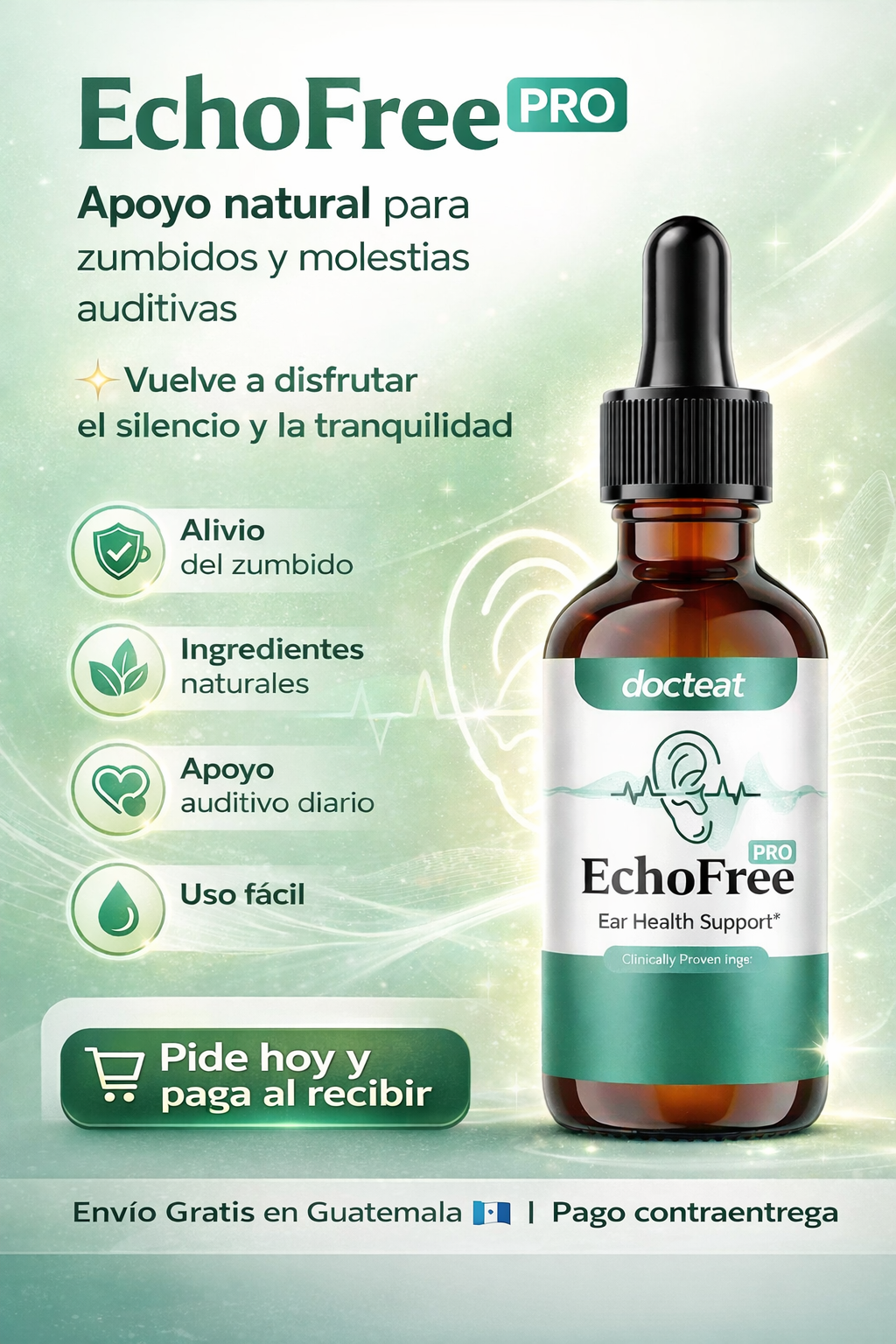 Gotas para oidos ECHO FREE PRO