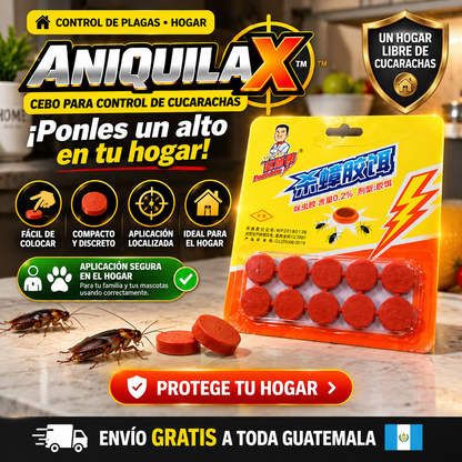 ANIQUILAX | CEBO PARA CONTROL DE CUCARACHAS