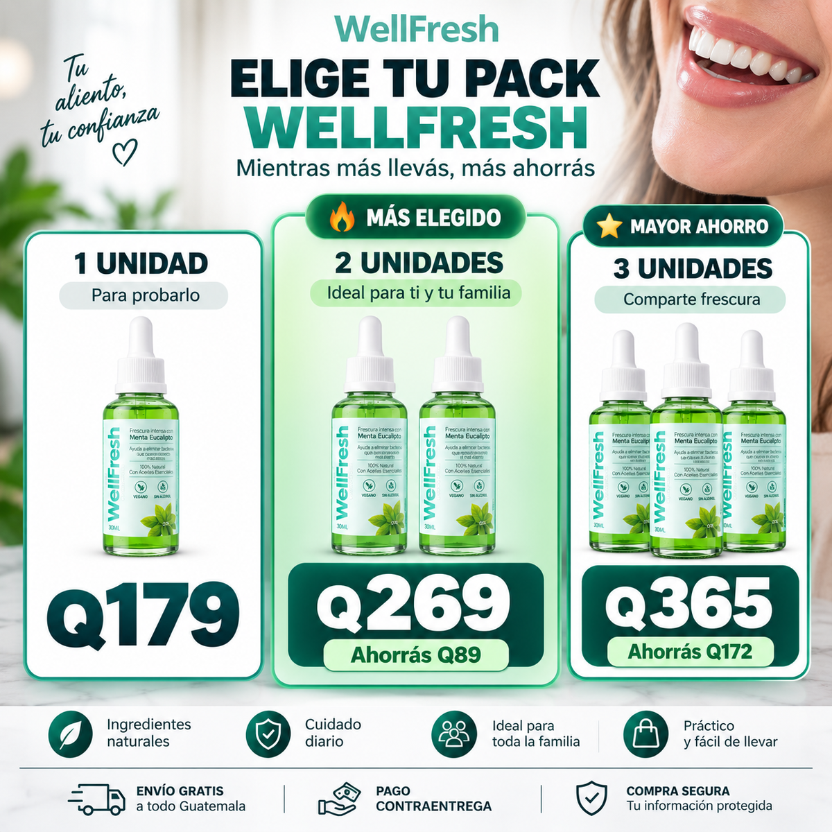 Wellfresh Spray Bucal
