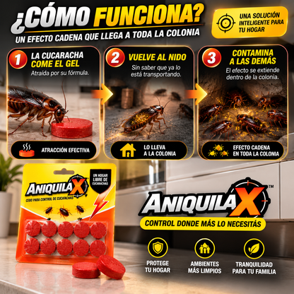 ANIQUILAX | CEBO PARA CONTROL DE CUCARACHAS
