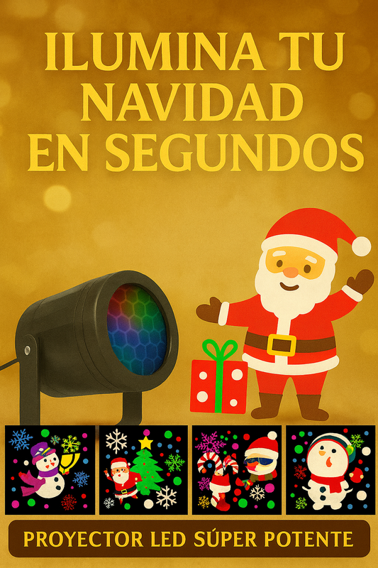 Proyector navideño LED